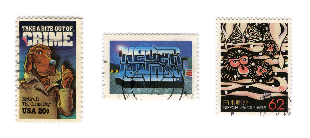 Some weird nonsense stamps, which I find are still awesome!