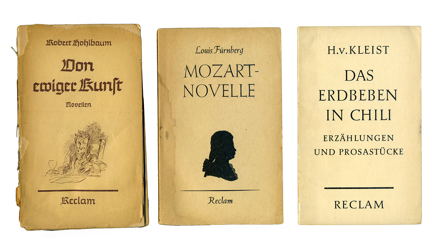 Examples from Reclam's Universal-Bibliothek