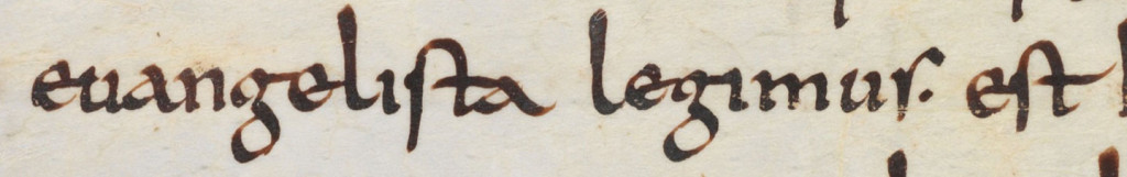 Text excerpt of Einsiedeln, Stiftsbibliothek, Codex 126(218), p. 115 – Hieronimus, Expositio in Evangelium Matthaei (http://www.e-codices.unifr.ch/en/list/one/sbe/0126)