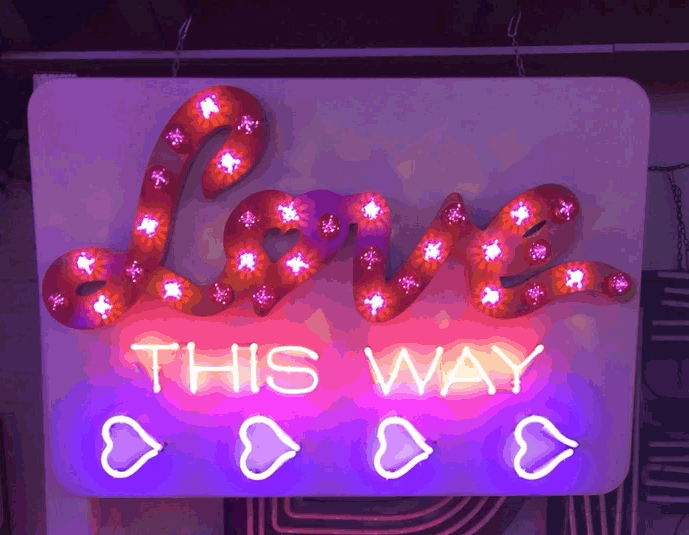 Bright glowing letterforms... What's not to love?