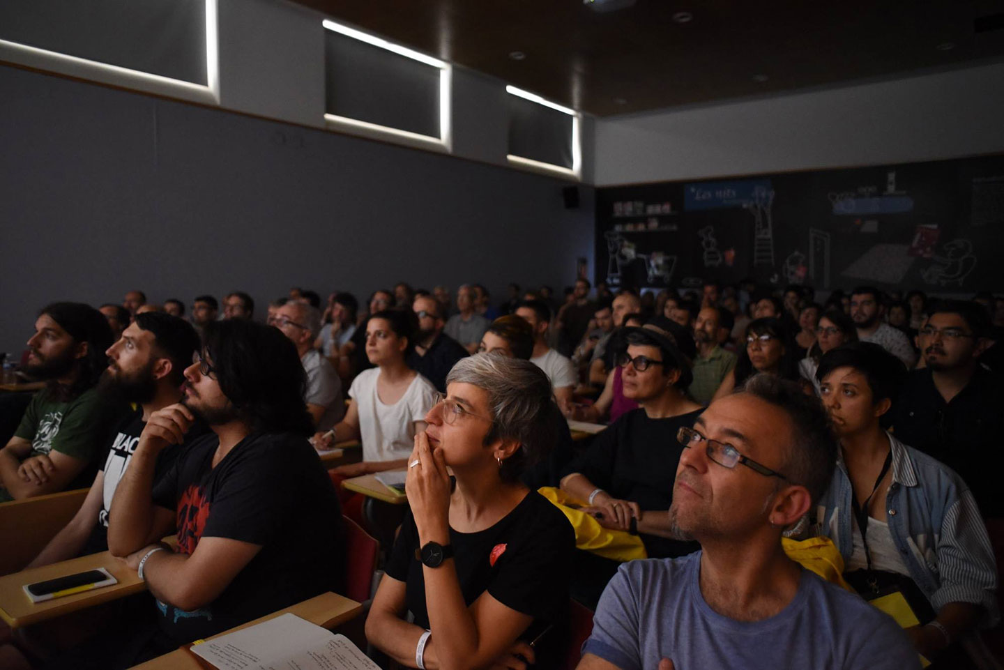 The audience during the presentation of Herminio Fernández. Photo: Provi Morillas