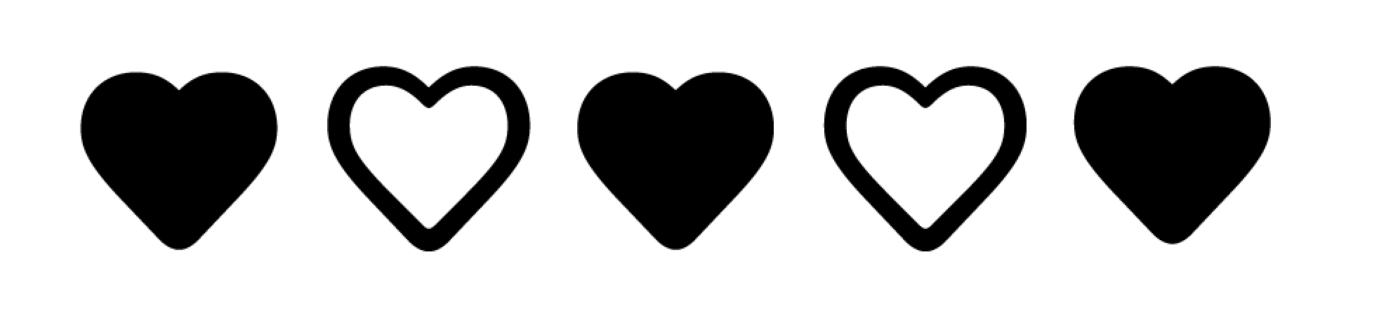portada icons hearts