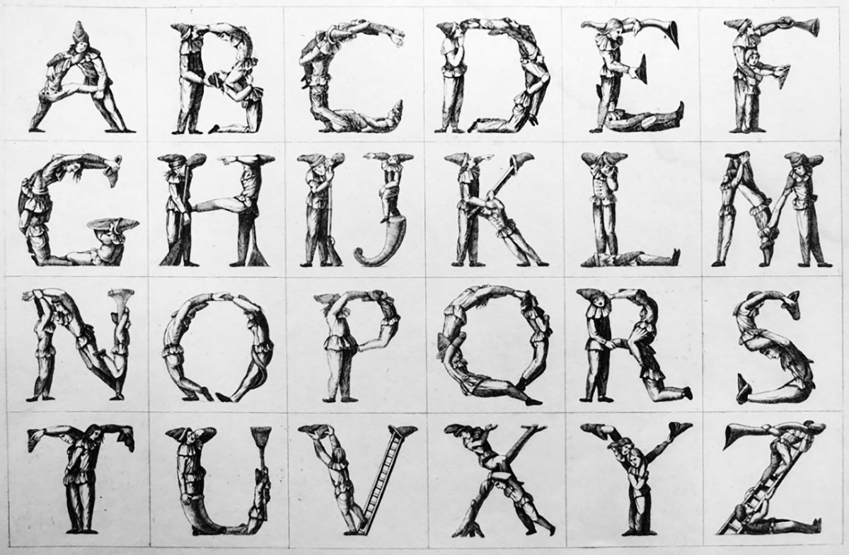 anthropomorphic alphabet