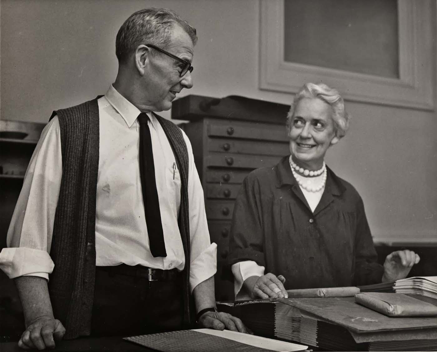 Jane and Robert Grabhorn [n.d.] (Book Arts &amp; Special Collections, San Francisco Public Library)