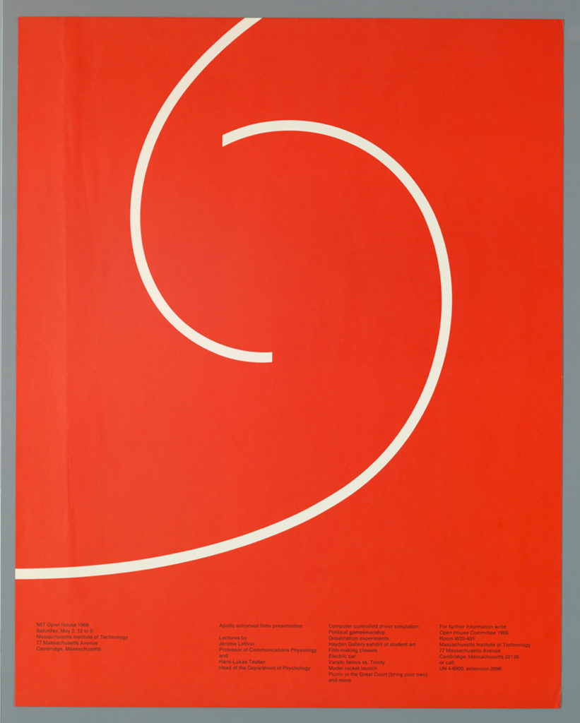 Poster of 1969 MIT Open House by Jacqueline Casey