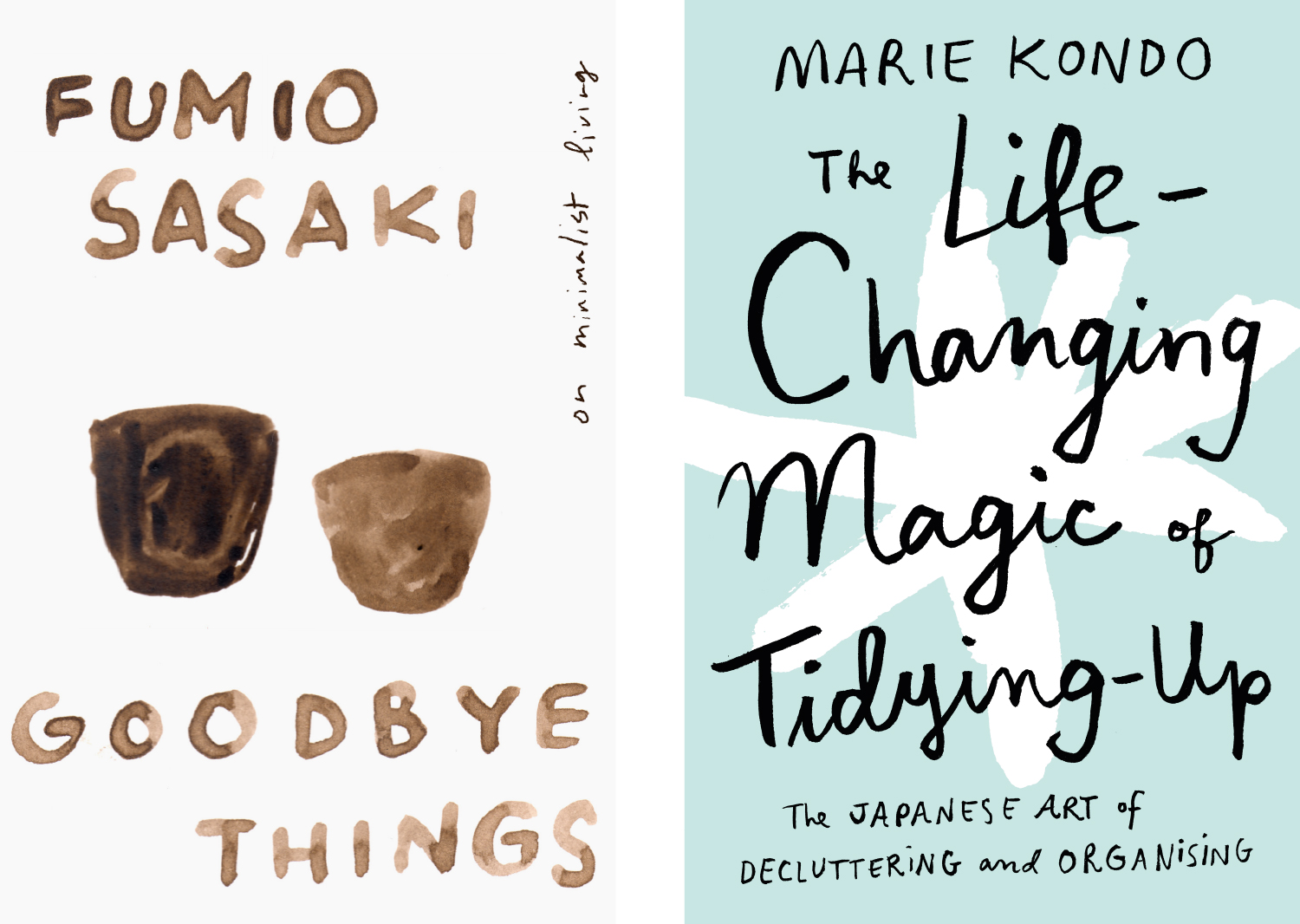 Goodbye Things and Marie Kondo personal covers