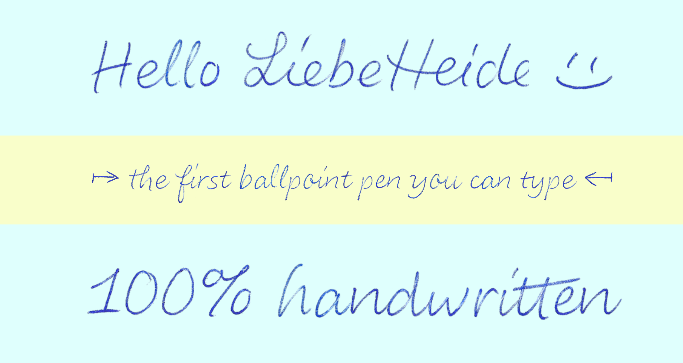 handwriting font sample